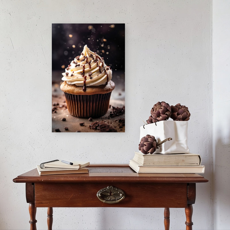 Art mural contemporain Decadent, 24" H x 16" W