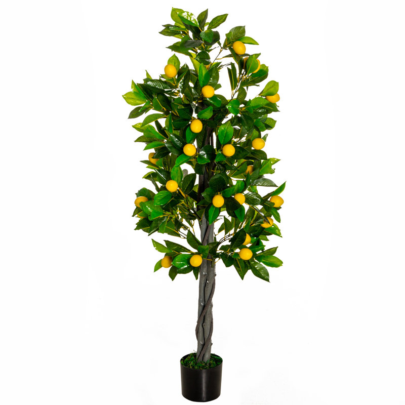 135cm Faux Lemon Tree in Pot
