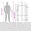 Double Gate with Lock-58626232