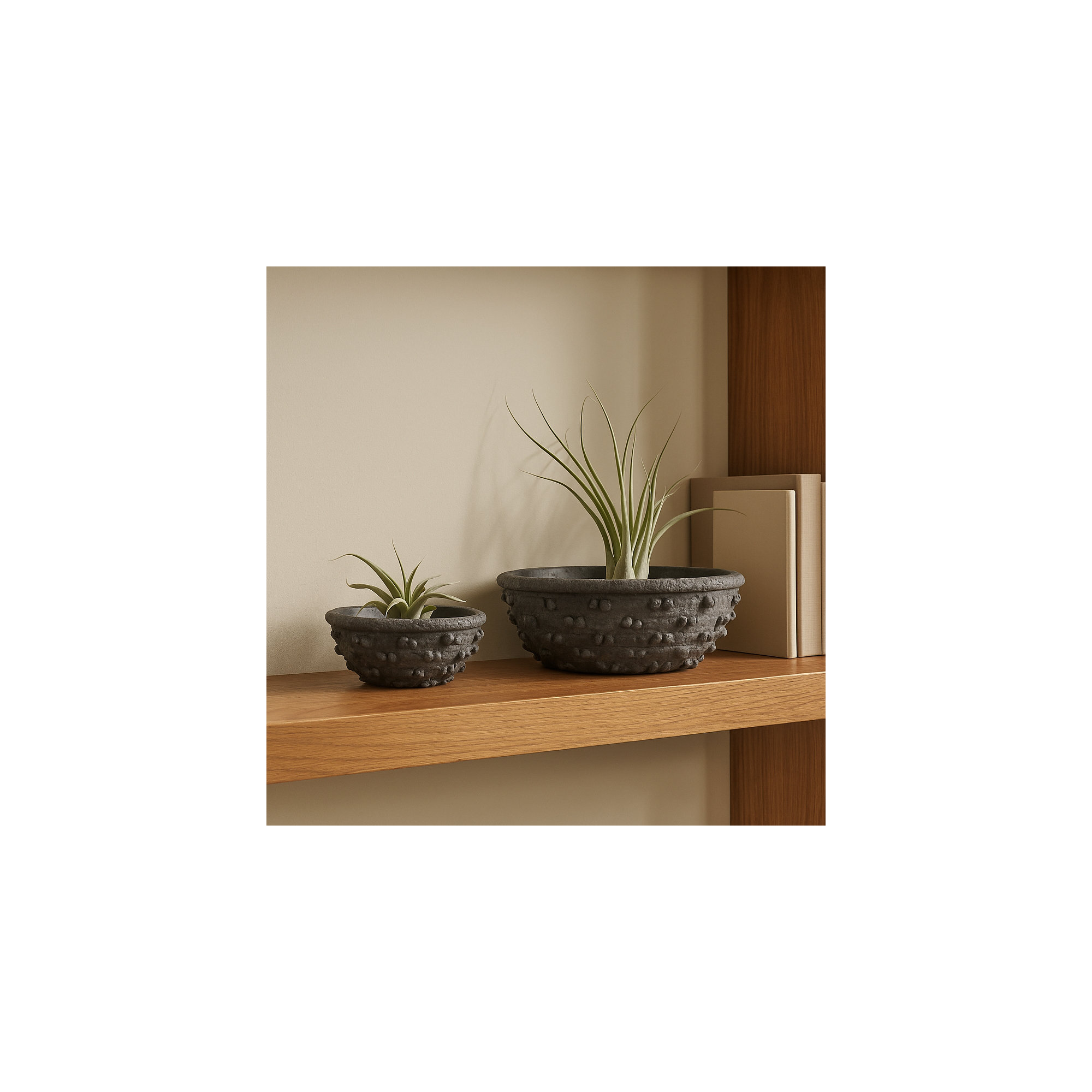 Tanglewood Handmade Terracotta Decorative Bowl 2, Black