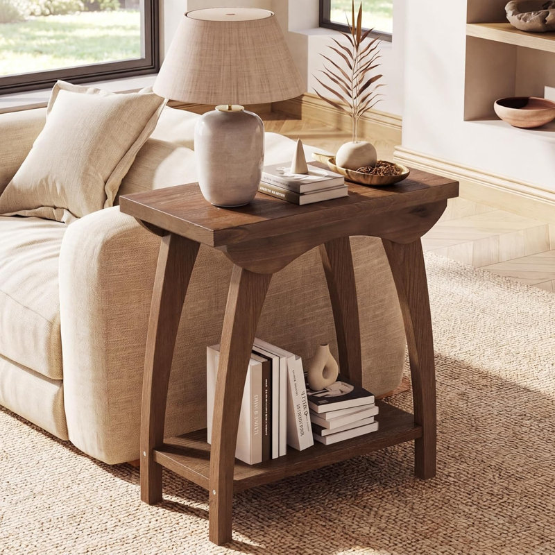 Solid Wood End Table