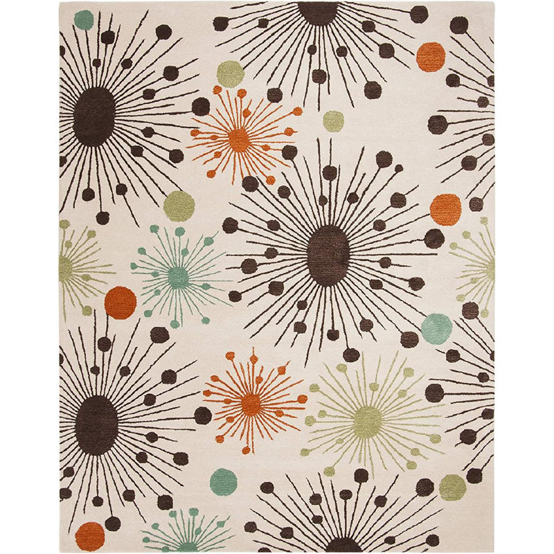 Tapis touffeté à la main Amier, Rectangle 8 pi 3 po x 11 pi