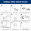 56"-60" W x 76" H Frameless Shower Door Soft-closing Single Sliding Tempered Glass with Explosion-proof Coating, Brushed Nickel-106231697