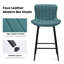 Ensemble de 2 tabourets de comptoir de 26 pouces, tabouret de bar moderne en similicuir, tabourets de bar à hauteur de comptoir, tabourets de bar à hauteur de comptoir-488619903