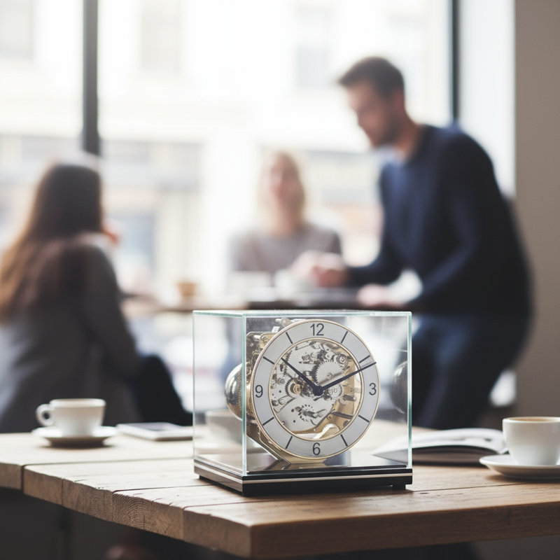  Horloge de cheminée Clarke Westminster, Black