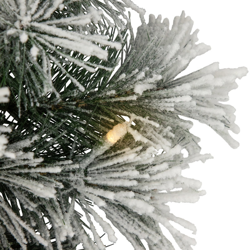12'' in. Lighted Faux Pine Garland