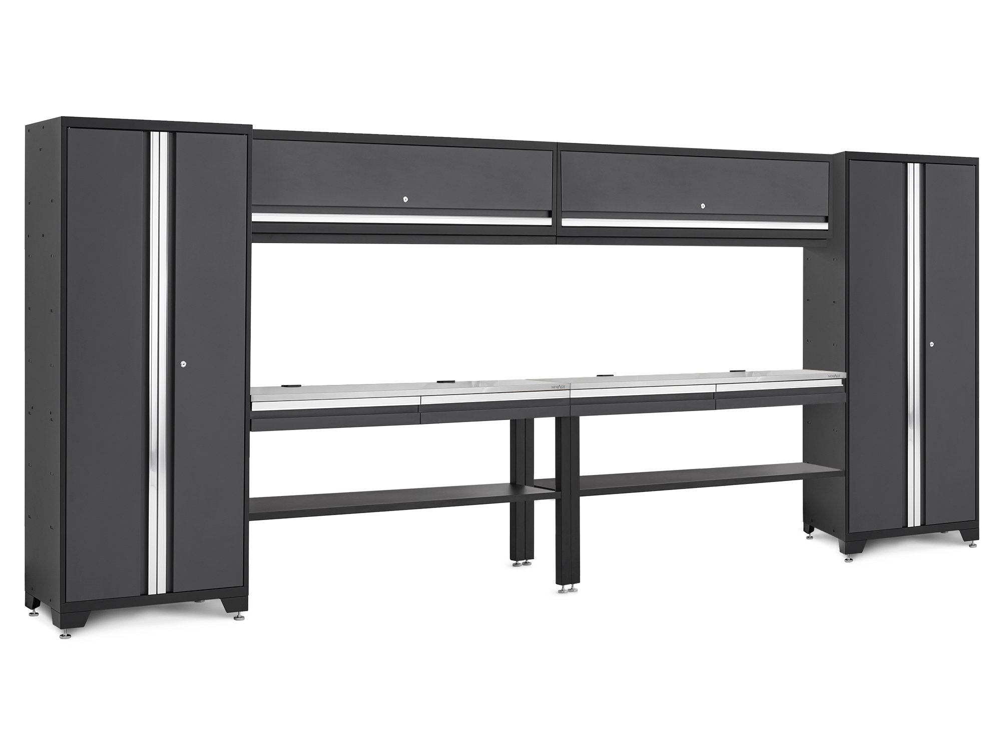 NewAge Products Bold Series 8 Piece Complete Storage System Set | Wayfair