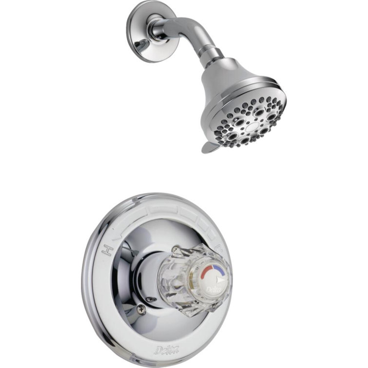 Vero Volume Control Shower Faucet Trim with Lever Handles and TempAssure