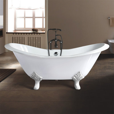 Grace 72 " L x 30 " W Freestanding Soaking Bathtub