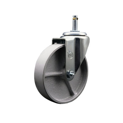 Semi Steel Swivel Grip Ring Stem Caster