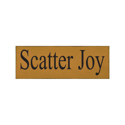 « scatter joy », art textuel