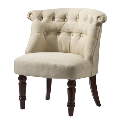 Iain Upholstered Fabric Slipper Chair