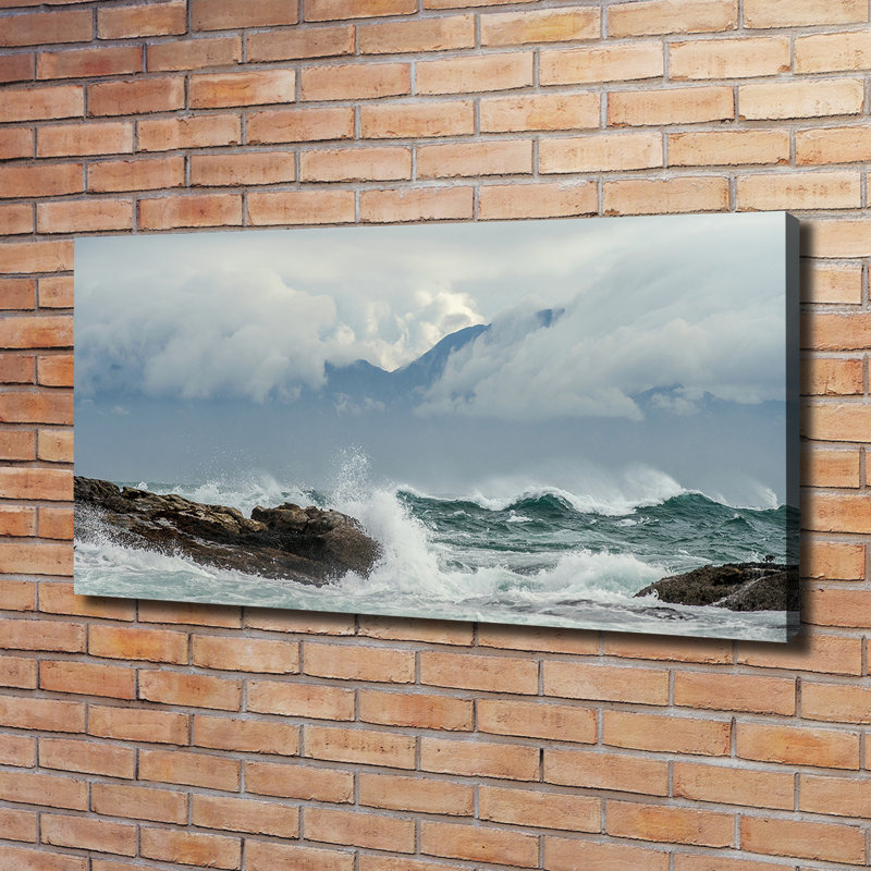 Rough Sea - Wrapped Canvas Print