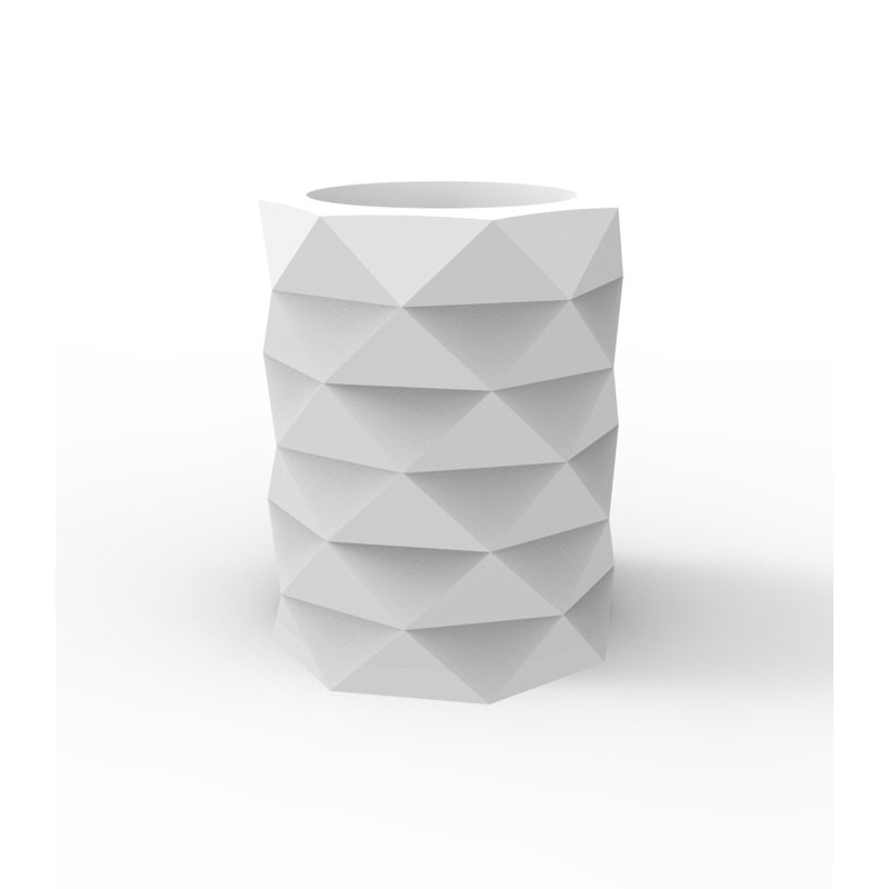 Marquis Resin Pot Planter, 40.5" H x 31.5" W x 31.5" D, White