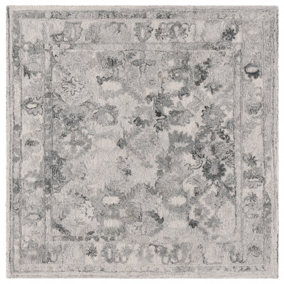 Tapis gris clair / gris anthracite Briah 126