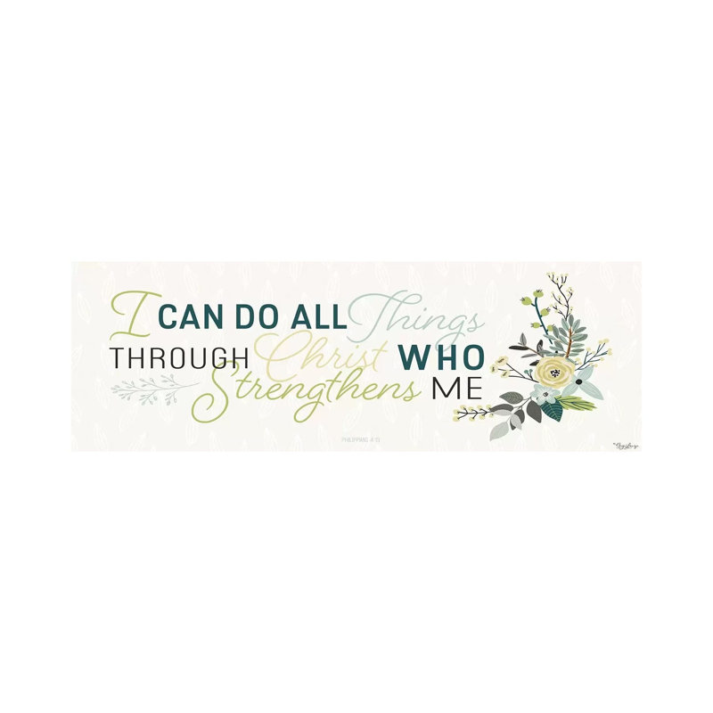 All Things by Gigi Louise - Panoramic Print on Canvas, Wrapped Canvas, 40.64cm H x 121.92cm W x 1.91cm D
