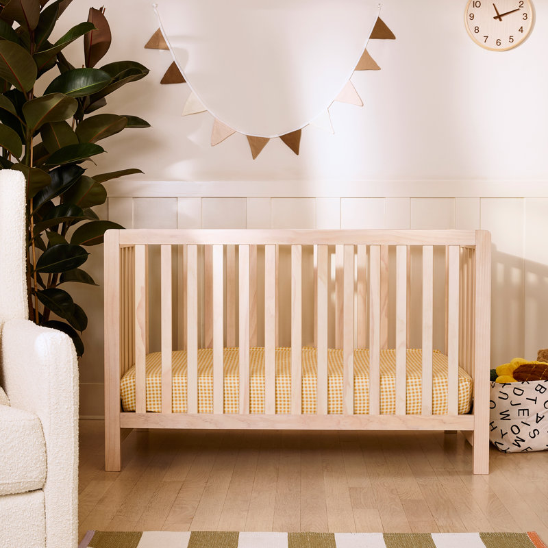 Colby 4-in-1 Low-Profile Convertible Crib, Washed Natural, Crib