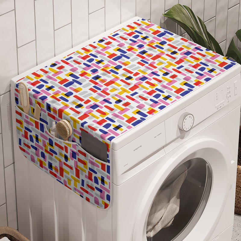 East Urban Home Art Washing Machine Organizer Pack of 2 47" x 18.5" Multicolor