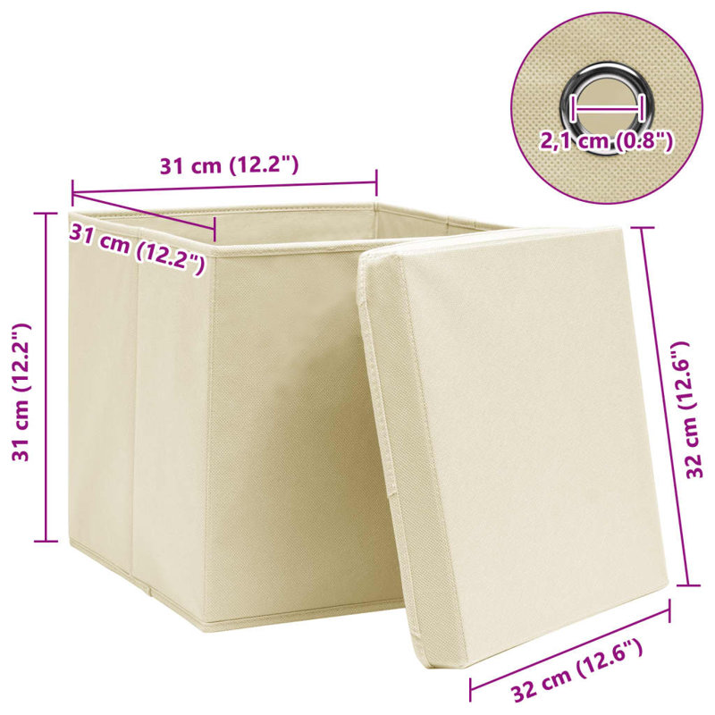 Rebrilliant Fabric Decorative Bin