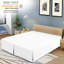 Jupe de lit de 16 po avec jupes de lit en microfibre brossée plissée-24825983-24825977