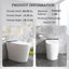 Toilettes allongées fixées au sol de 1,28 gallon GPF Kiddie Furniture (siège inclus)