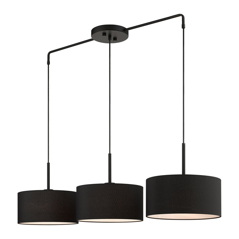 Luminaire suspendu tambour 3 lumières