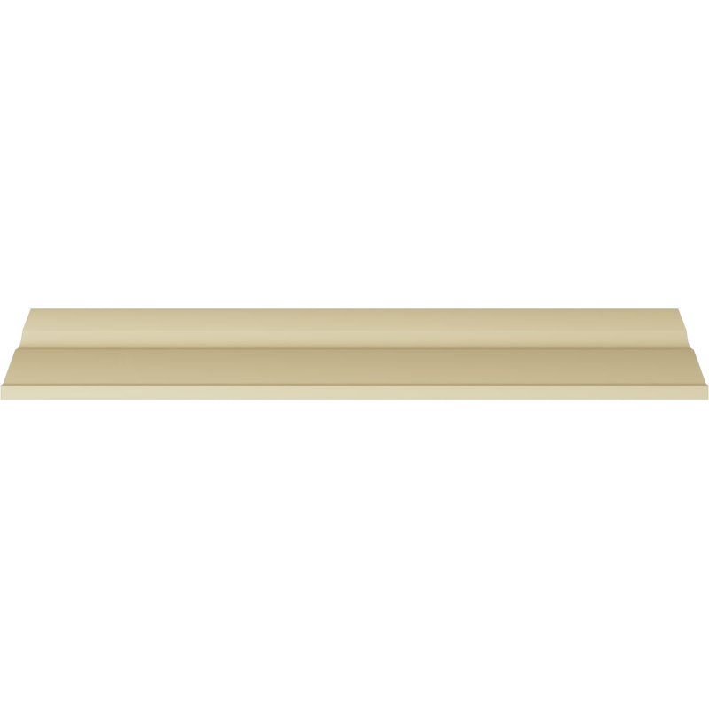 Primed White Geometric Polyurethane Crown Moulding Sample