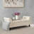 Storage Bench with Rolled Arms