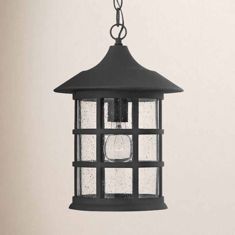 Freeport Outdoor Hanging Lantern, Incandescent, Black