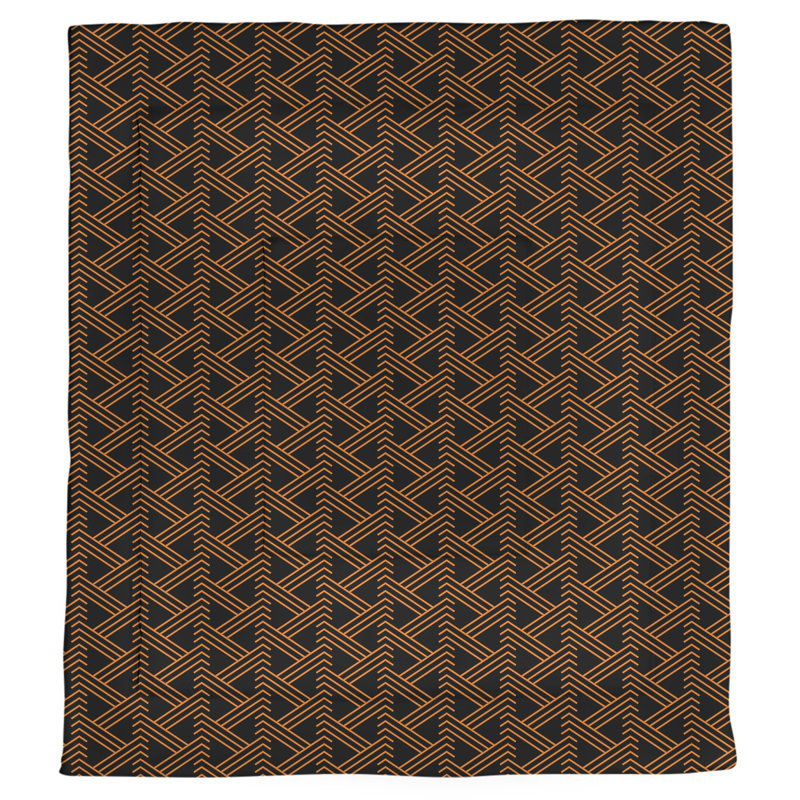 Polyester Comforter, Twin XL Comforter, Brown/Orange