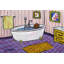 «Dachsund Bath» par Jay Schmetz - reproduction sur toile-22200966