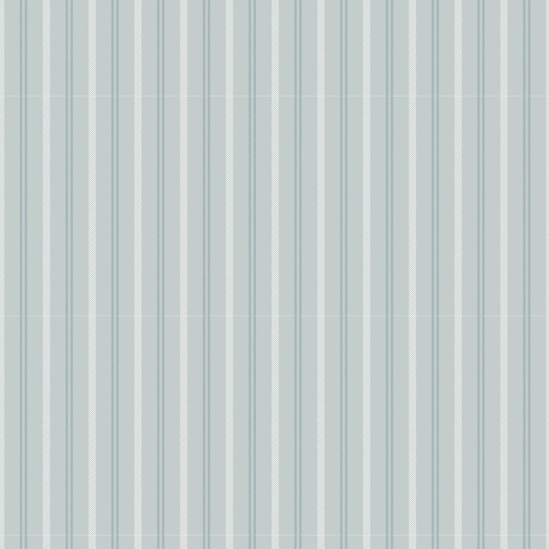 Papier peint Tailored Stripe - bleu minéral pâle