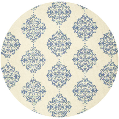 Daijah Hand Hooked Wool Pile Geometric Rug