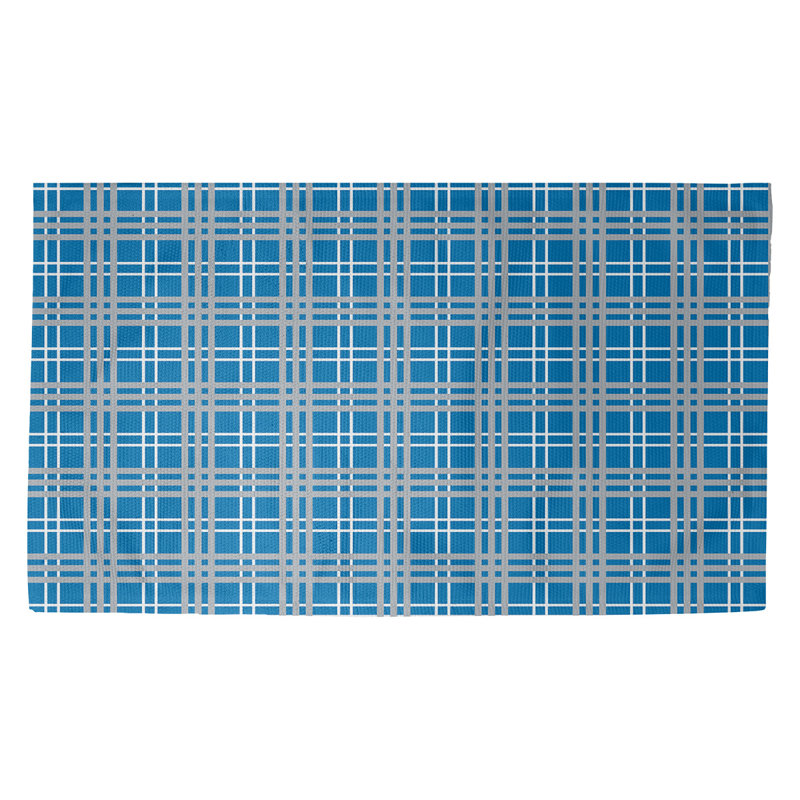 Plaid Indoor Rug, Rectangle 2' x 3'