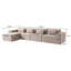 Canapé modulaire 5 pièces avec repose-pieds-998396115