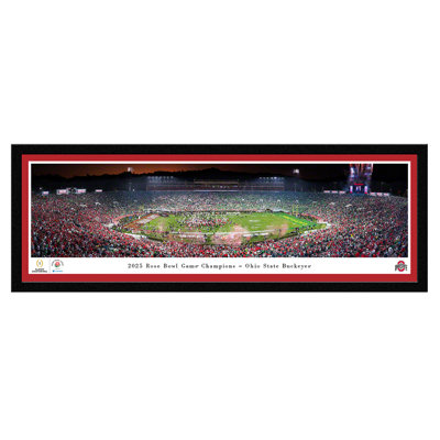 2025 Rose Bowl Champions, Ohio State Panoramic Posters & Framed Prints