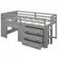 Lit mezzanine simple avec armoire et tablette-1950890073