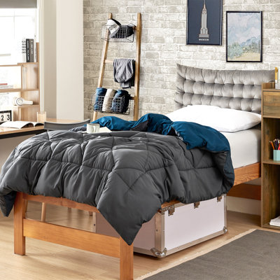  Reversible Microfiber Twin XL Dorm Comforter