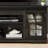 Multipurpose Sliding Door Tv Cabinet Large Storage Cabinet With 2 Sliding Glass Doors, Tv Storage Rack With 23" Fireplace Tv Cabinet, 59.13"W*15.94"D*27.8"H-457018274-457018277