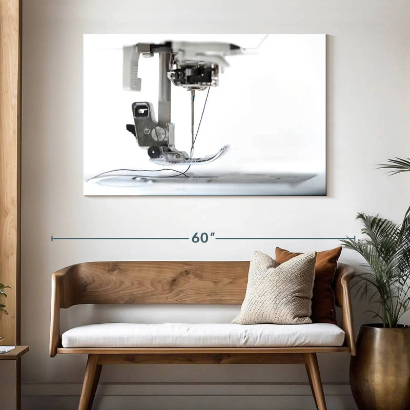Senne Sewing Machine Close-Up, 32" H x 48" W