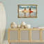 Toile flottante encadrée, "Kids with Surf Waves" par Petal Prints Design-1277248804-1277248800