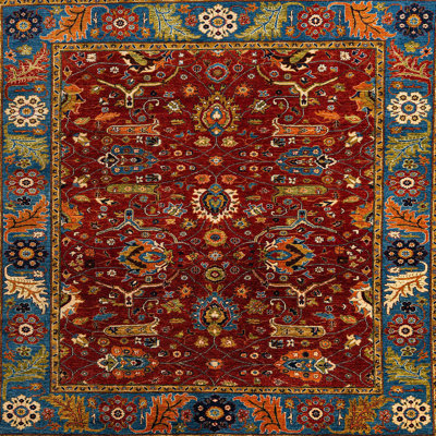 Tapis décoratif multicolore à motif abstrait