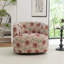 Fauteuil demi-tonneau pivotant rembourré Bryonie