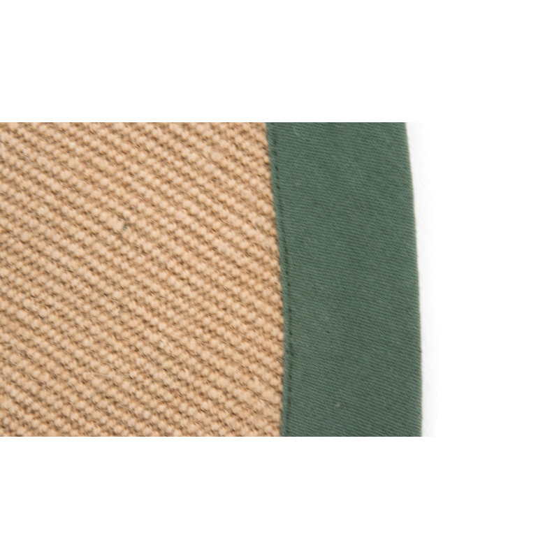 Sisal Hand Woven Green Rug, Rectangle 140 x 200cm