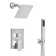 Dual-Function Shower Faucet Set, Pressure-Balanced Shower System with Handheld Spray