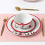 Waterside 12pc Nordic Gnome Christmas Porcelain Dinner Set