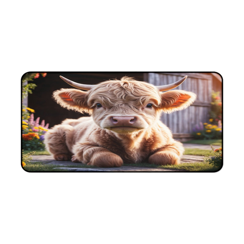 Polyester Desk Pad, 14.4x12.1