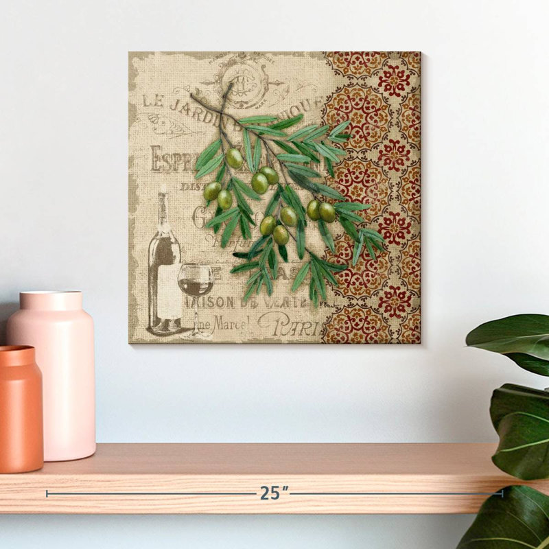 Olives vertes toscanes Yarlin, H 16 po x l 16 po