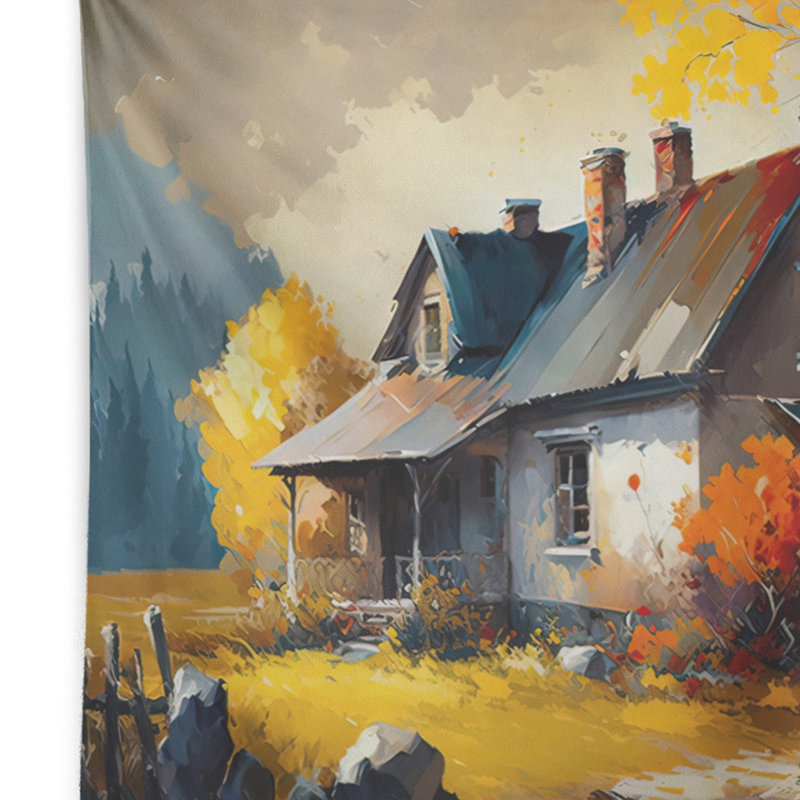Polyester Tapestry, 32" H x 39" W