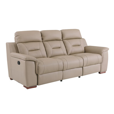 Annahi 85'' Faux Leather Reclining Sofa